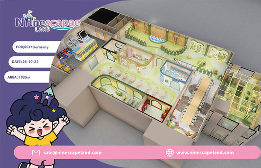 1,035 sqm Family Entertainment Center Germany | Turnkey Playground and FEC Design