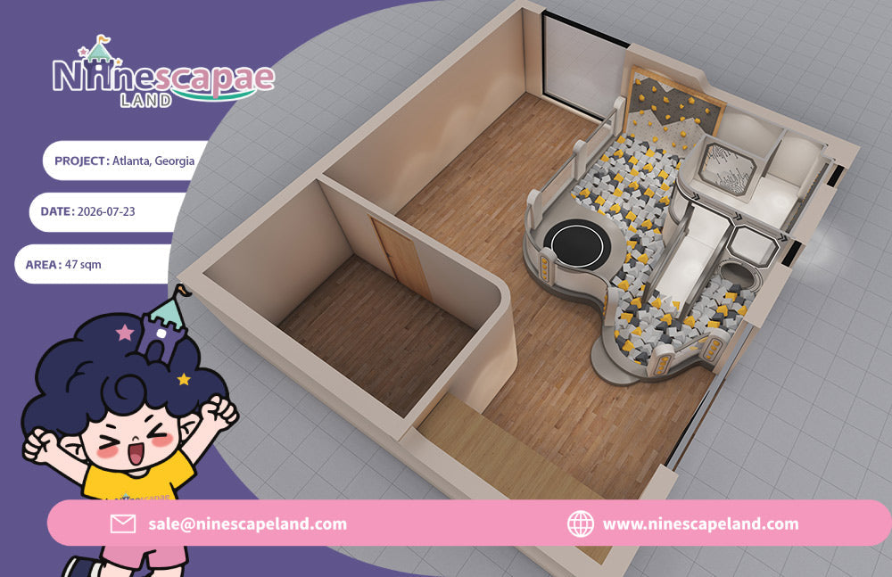 47 sqm Indoor Playground Atlanta | Compact Play Space for Small Venues