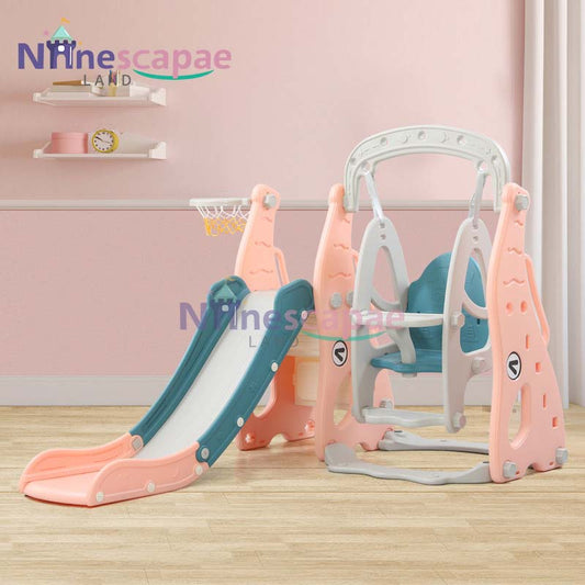 Pink Playground Equipment For Home - NinescapeLand