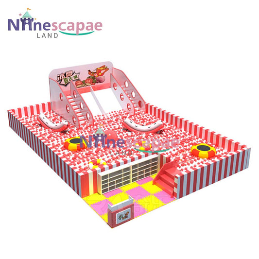 Pink Theme Indoor Ball Pit Playground - NinescapeLand