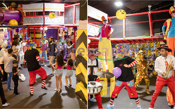 party room in the indoor playground