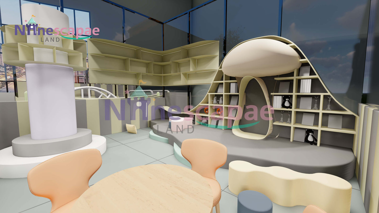 this part is suitable for all age group people, start indoor playground for shopping mall now