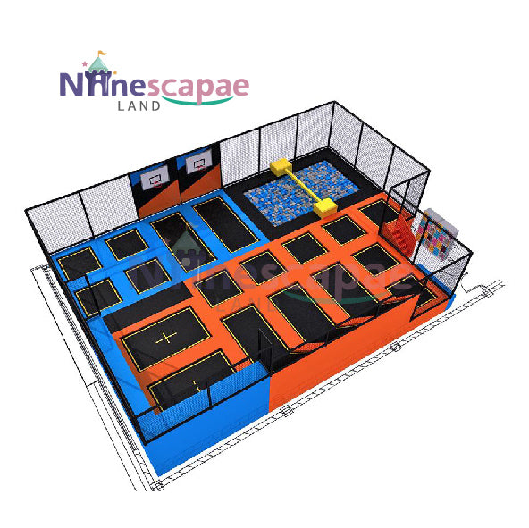 High-Performance Indoor Trampoline Park