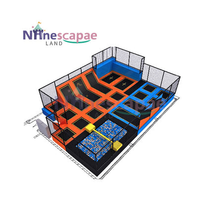 High-Performance Indoor Trampoline Park