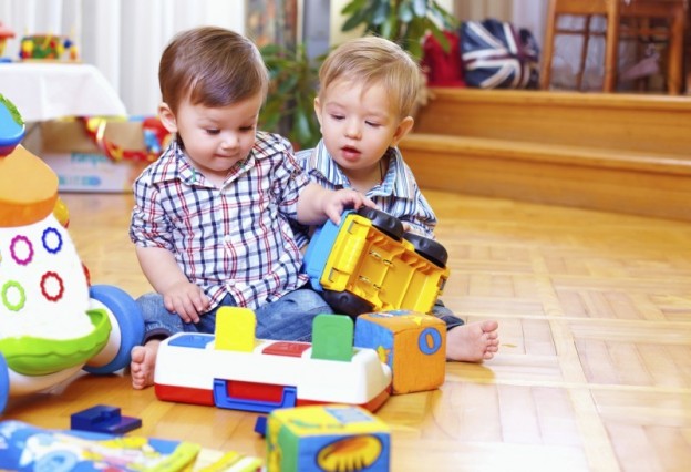 kids playing with colorful blocks and trucks boost cognitive skills for children