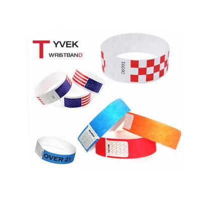 Paper Tyvek Wristband with logo printing