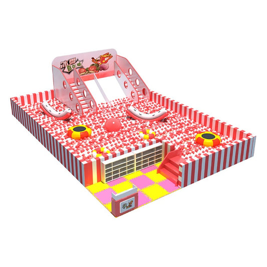 Pink Theme Indoor Ball Pit Playground