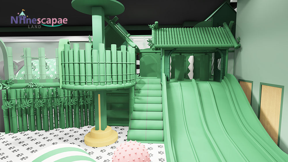 childrens indoor play equipment-playground slide