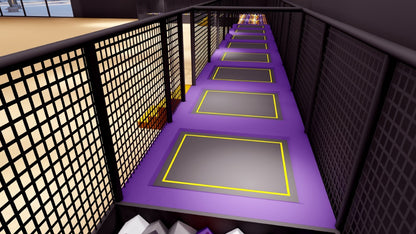 china commercial trampoline park equipment