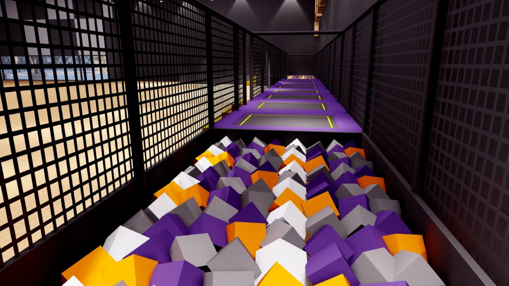 china commercial trampoline park equipment factory