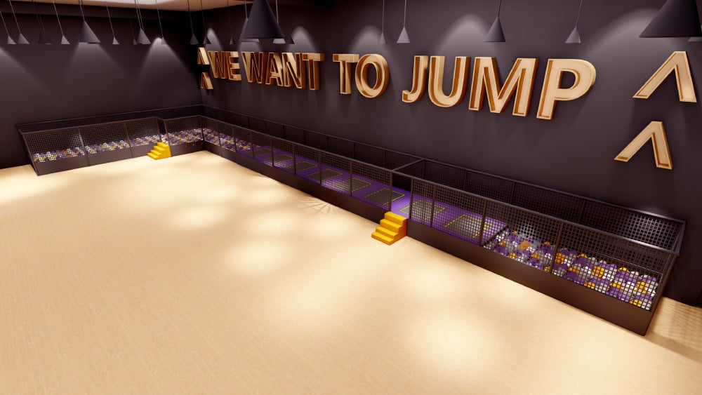 china commercial trampoline park equipment for sale