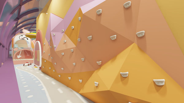 climbing playground equipment-climbing wall