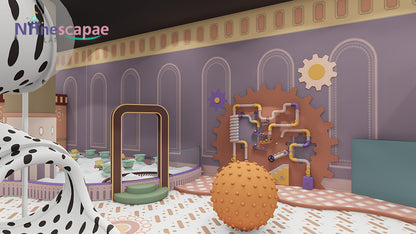 commercial indoor playground climbers