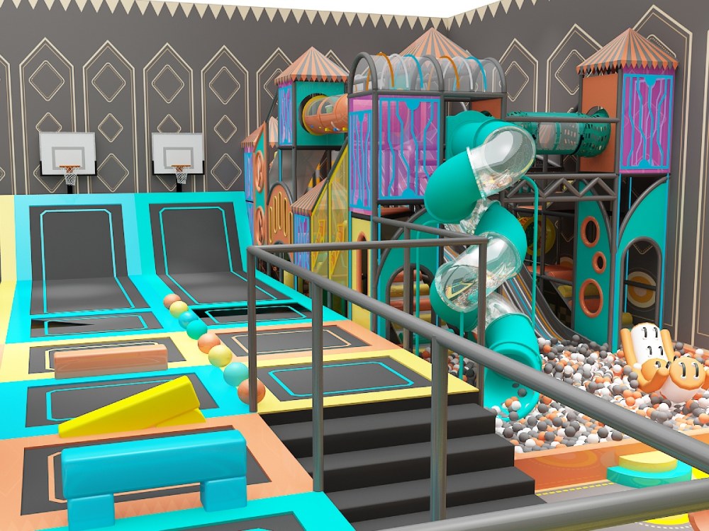 customized trampoline park equipment