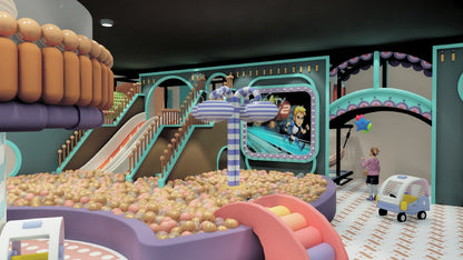 how large is a small playground