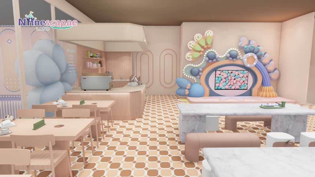 indoor playground equipment-rest area