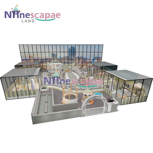 indoor playground equipment for sale, there are suitable for display in mall, if you want to get a commercial indoor playground please feel free to contact Ninescapeland