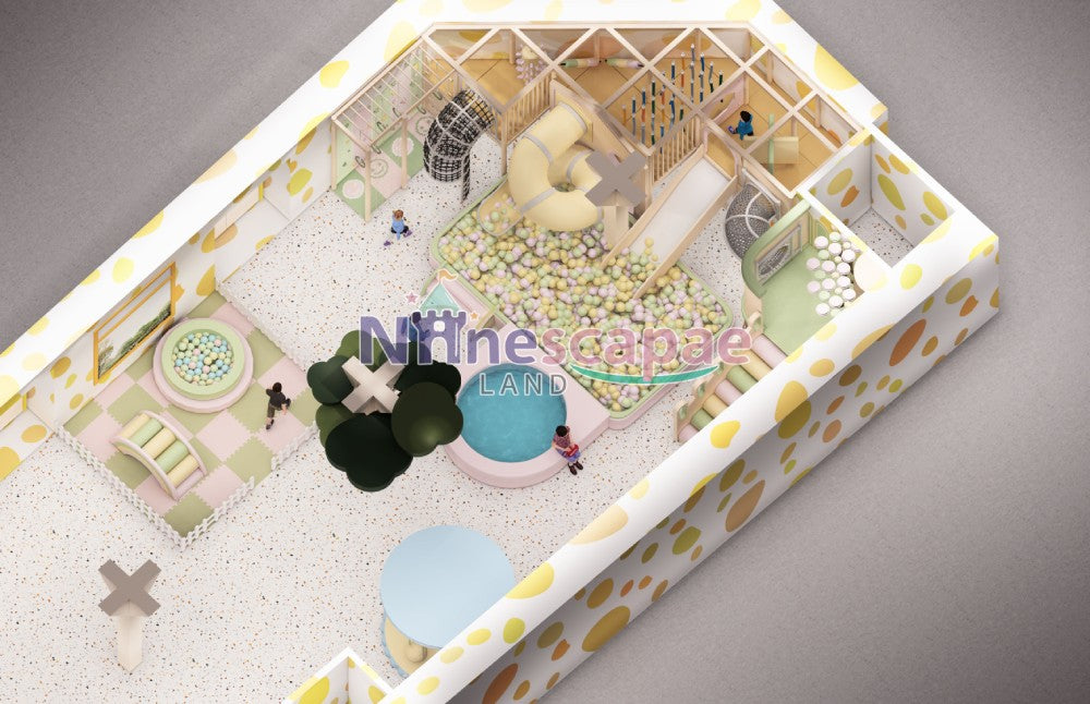 indoor playground equipment layout