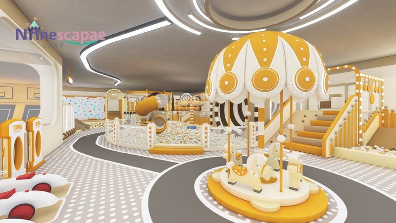 indoor playground equipment nyc_-Spinning Carousel