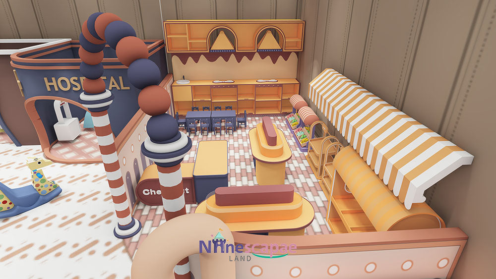 indoor play park-kids kitchen