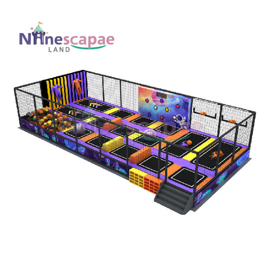 indoor trampoline park supplier-NinescapeLand indoor playground supplier