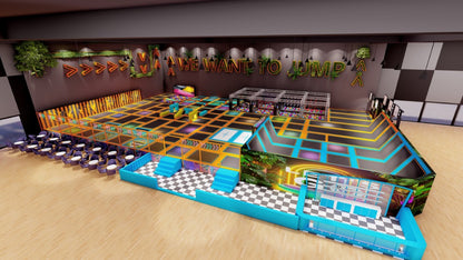 indoor playground trampoline park manufacturers