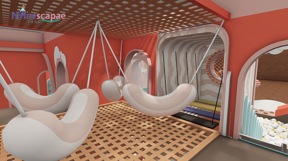 kids playground swing set
