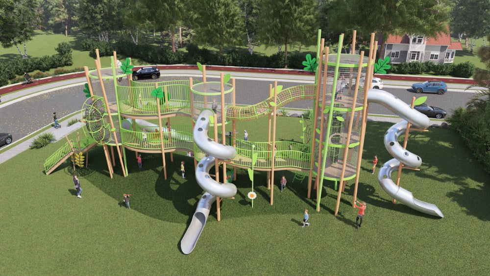 large commercial playground equipment