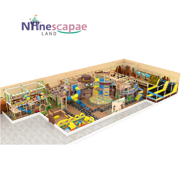 large indoor playground for family entertainment centre