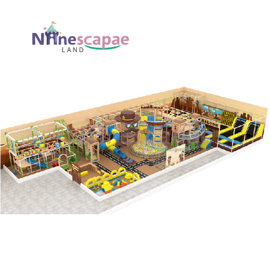 large indoor playground for family entertainment centre