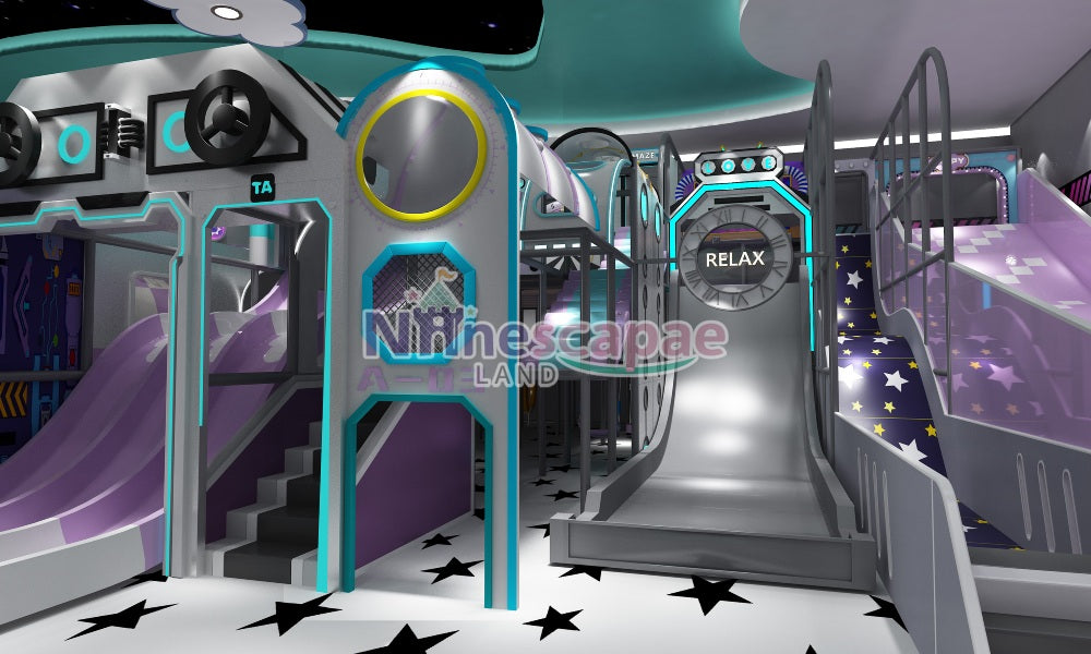 large trampoline park