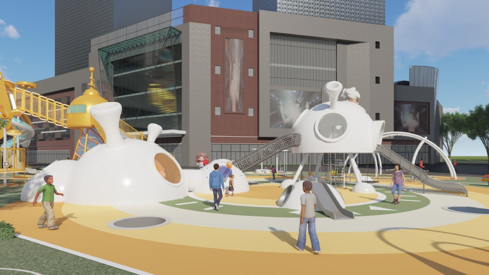 outdoor plastic playground equipment