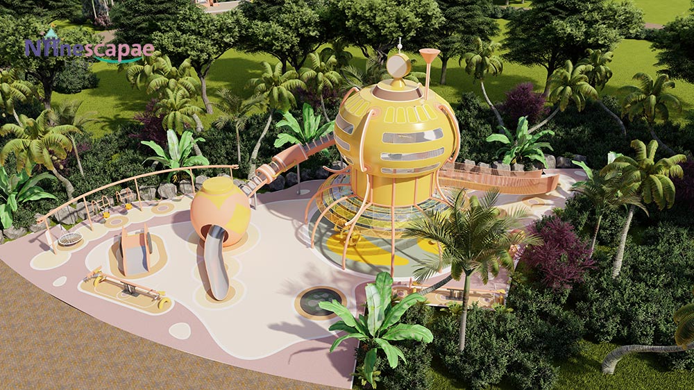outdoor playground equipment​