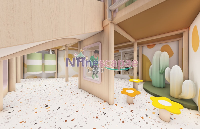 rooms and exits indoor playground