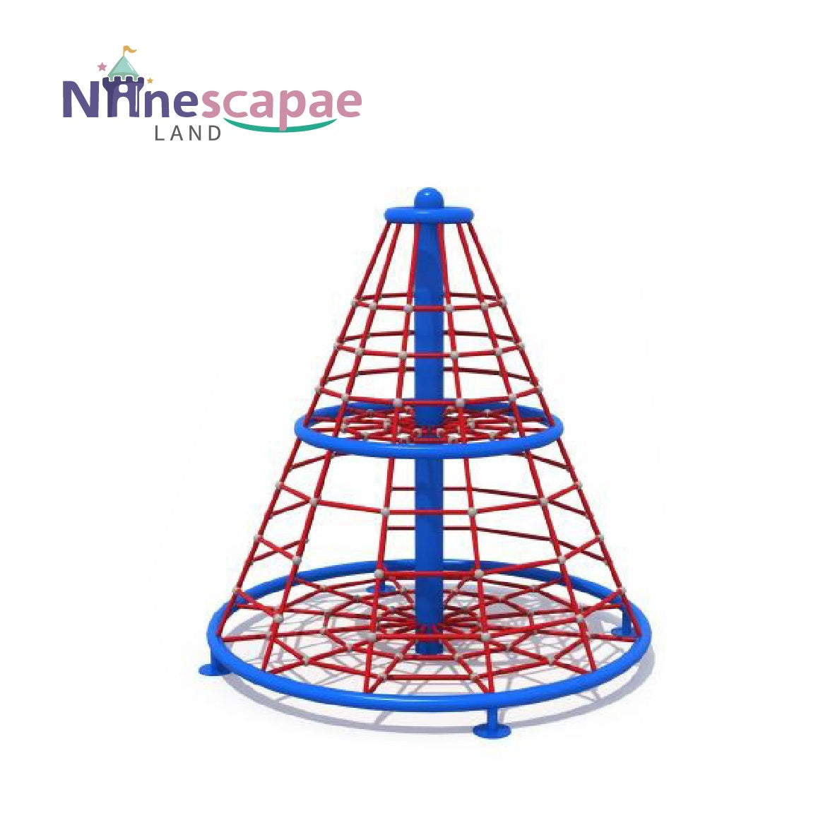 rope climbing structure playground equipment