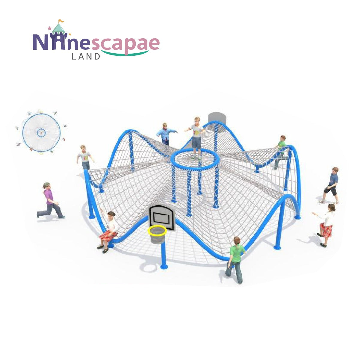 rope structure playground