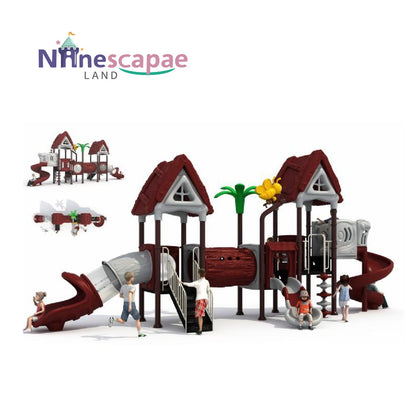 Brown Outdoor Playground Systems