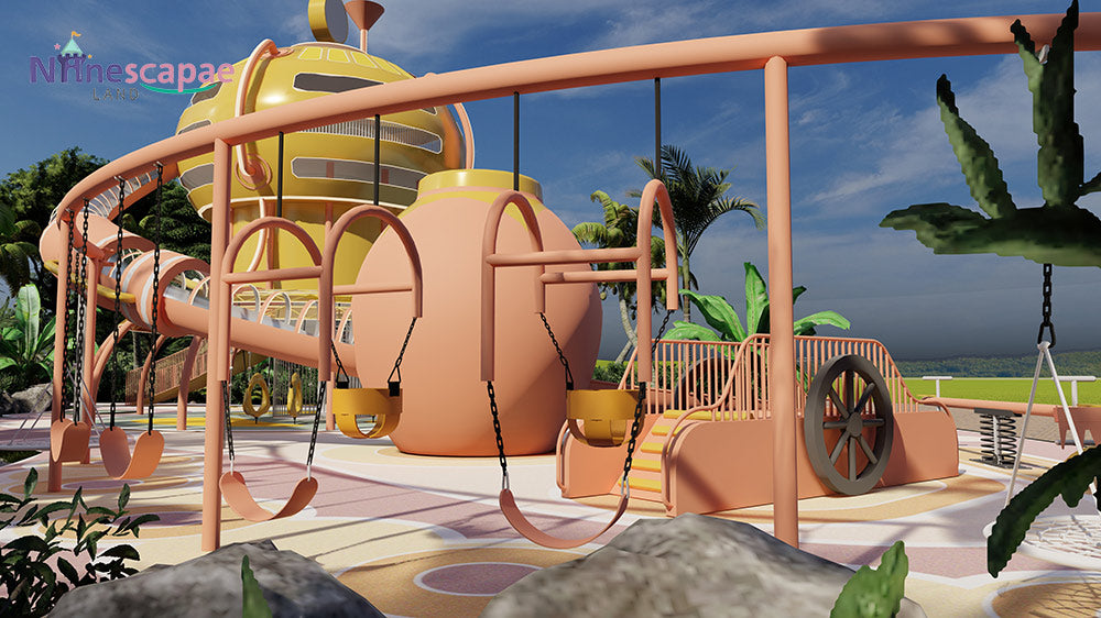 swing playground equipment​ from NinescapeLand