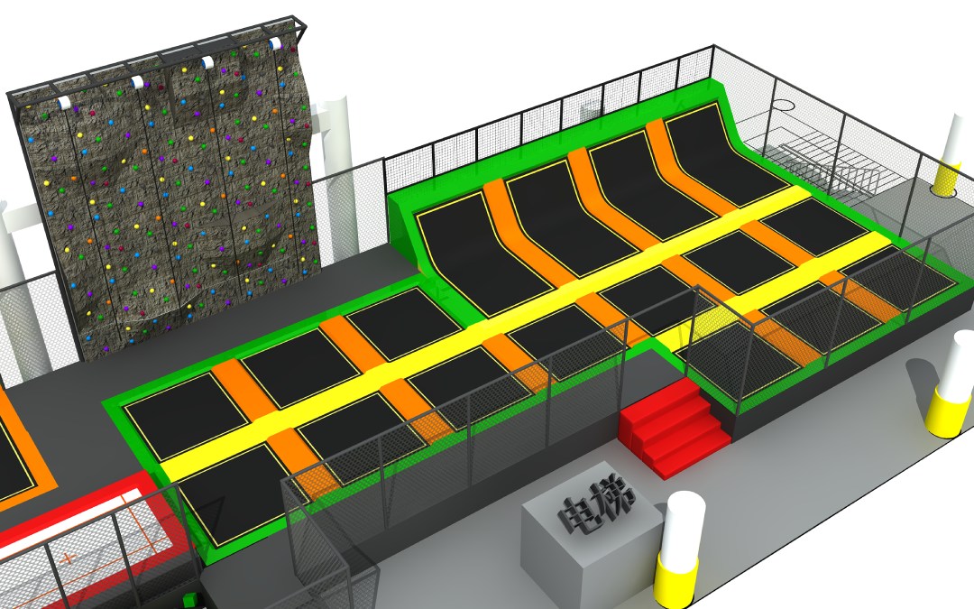 trampoline park equipment in China