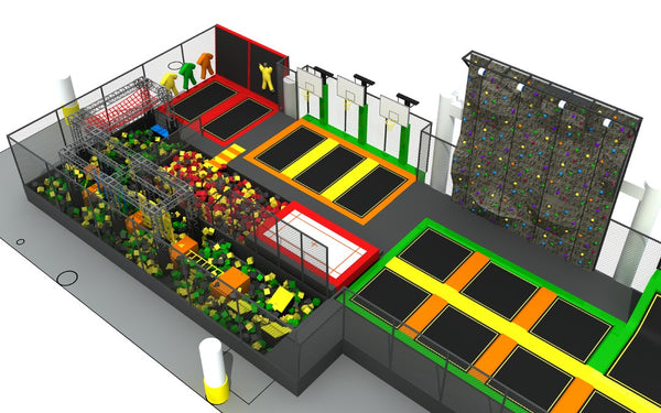 Indoor Trampoline Park Equipment In China