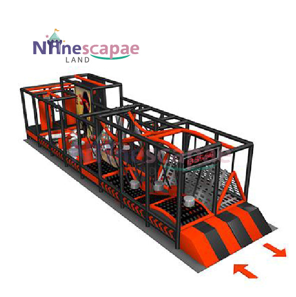 custom ninja obstacle course designed by Ninescapeland